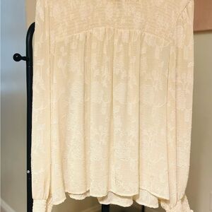 Knox Rose Cream Floral Blouse